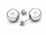 Sterling Silver Ball Stud Earrings 10mm | Essentially Silver
