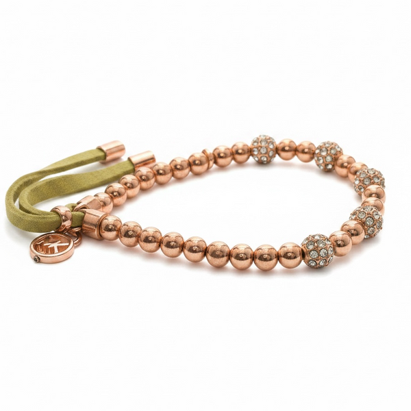 Fashion Rose Gold Bead Necklace