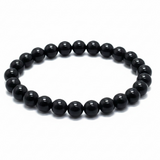Crystal Onyx 8mm Ball Bracelet