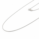 Chain Sterling Silver Snake Chain Necklace 0.5mm – 16" (400mm)