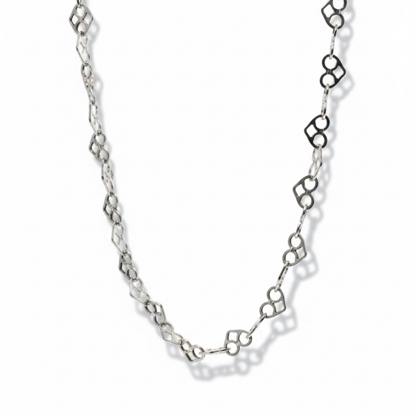 Chain Heart Flat 3/400mm 16" Sterling Sterling Necklace