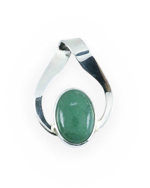 Aventurine Sterling Silver Pendant