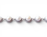 Pearl Sterling Silver Bracelet