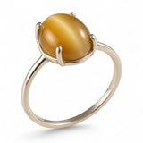 Cat's Eye 925 Sterling Silver Ring
