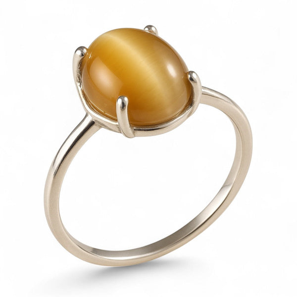 Cat's Eye 925 Sterling Silver Ring