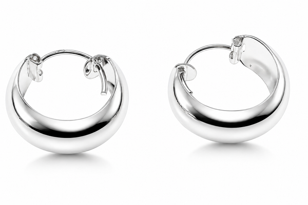 Hoop Sterling Silver Earrings