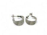 Hoop Sterling Silver Plated Earrings