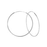 Hoop 1.2/60mm Sterling Silver Hoop Earrings - 4489