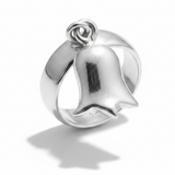 Hamsa Dangly Sterling Silver Band