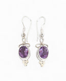 Amethyst Sterling Silver Earrings