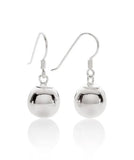 Ball Drop 10mm Sterling Silver Earring