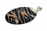 Shell Design Sterling Silver Pendant