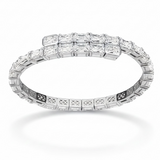 Moisannite S925 Sterling Silver Bangle