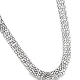 Gold Filled 18k 8mm Bismark Mesh Link Chain (H223)
