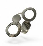 Halo Fine Wrap Sterling Silver Ring