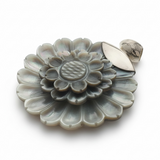 Flower Shell Sterling Silver Pendant