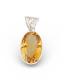 Citrine Sterling Silver Pendant