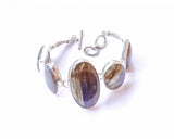 Labradorite Sterling Silver Bracelet