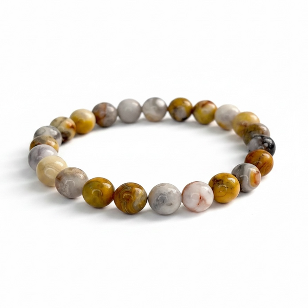 Stone Crazy Agate Stone Bracelet
