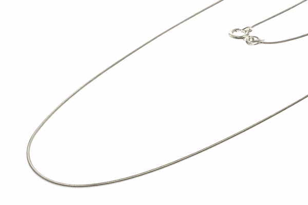 Chain Snake .50/400mm 16" Sterling Silver Necklace