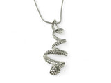 Necklace Sterling Silver Plated Snake