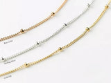 Ball Sterling Silver/Gold Plated/Rose Gold Plated Bracelet