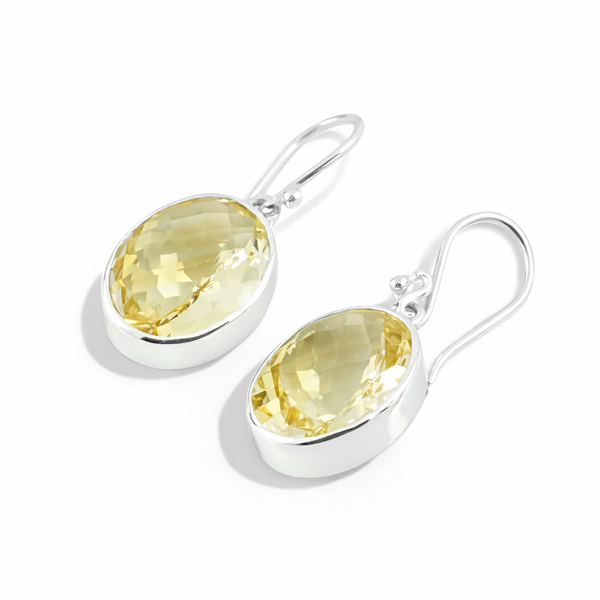 Citrine Sterling Silver Earring