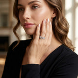Moissanite S925 Silver Chain Cuban Ring