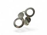 Halo Fine Wrap Sterling Silver Ring