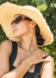 Gold Filled 18k Stretchy Bead Bracelet (I55-59/I61-I63/I396/I485)