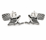 Fantail Sterling Silver Stud