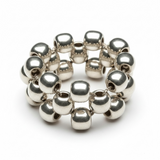 Ball Stretchy Sterling Silver Ring