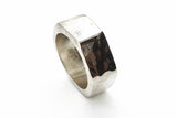 Hammered/Plain Sterling Silver Band Ring - MA026
