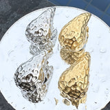 Teardrops Earrings, 18K Gold Plated Steel