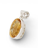 Citrine Sterling Silver Pendant