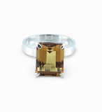 Citrine Sterling Silver Ring