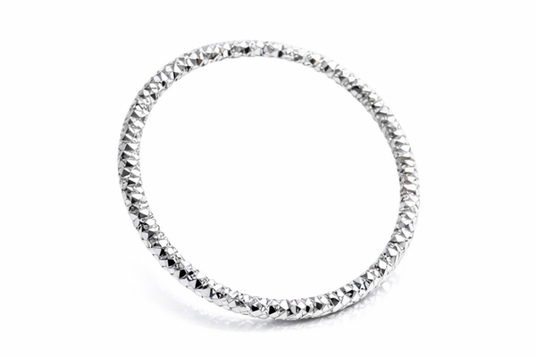 Diamond Cut Sterling Silver Band Ring