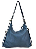 Italian Soft leather hobo with adjustable buckled shoulder strap