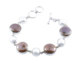 Pearl Sterling Silver Bracelets