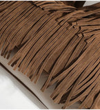 Italian Fringed Suede Shoulder Tote – Made in Italy
