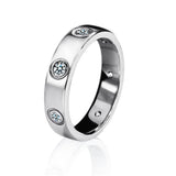 Moissanite S925 Sterling Silver Minimalist Moissanite Ring
