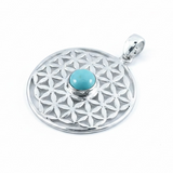 Turquoise Sterling Silver Pendant