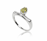 Peridot Sterling Silver Ring