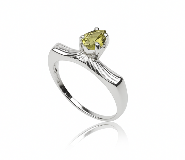 Peridot Sterling Silver Ring