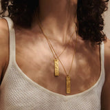 Long Zodiac 18k Gold Plated Waterproof 18inch Stainless Steel Necklace