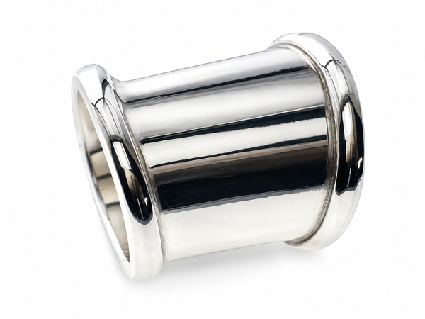 Rimmed Shield .925 Sterling Silver Ring