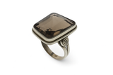 Smoky Topaz Sterling Silver Ring