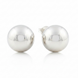 Ball Stud 10mm Sterling Silver Earrings| Essentially Silver