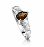 Smoky Quartz Sterling Silver Ring