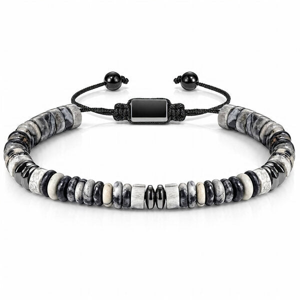 MEN'S NATURAL STONE Stainless Steel BRACELET